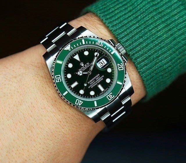 Oyster perpetual submariner date 그린