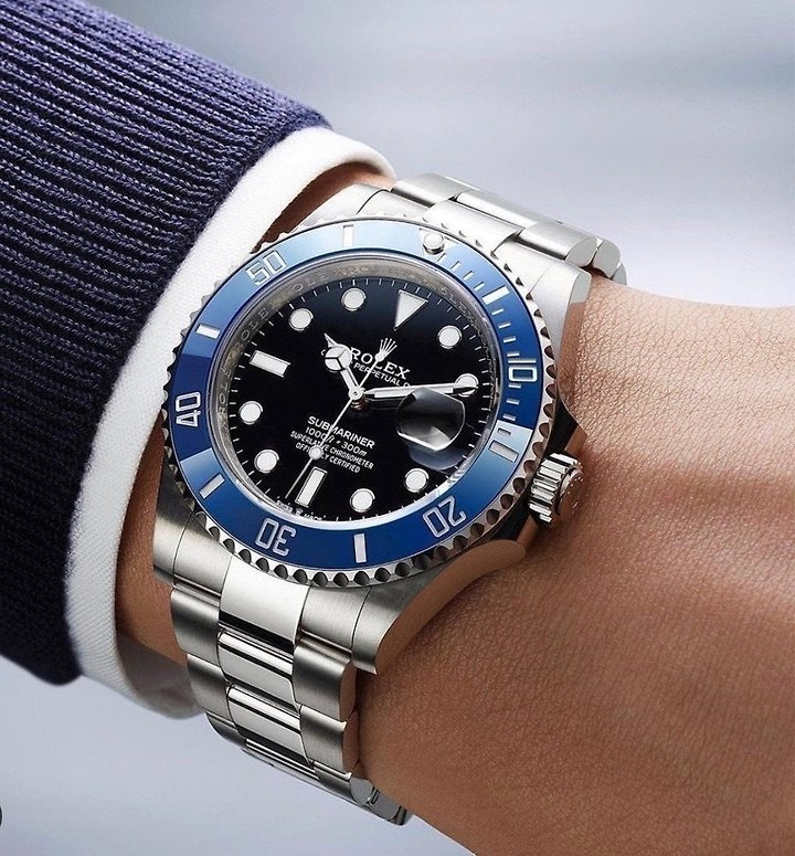 Oyster perpetual submariner date-화이트골드