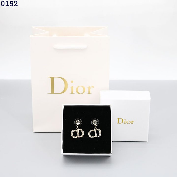 CD 크리스탈 골드 이어링