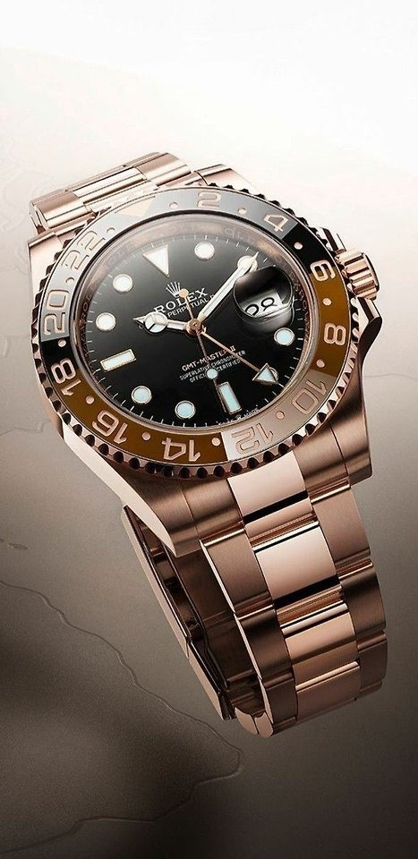GMT-MASTER II 오이시터 에버로즈 골드