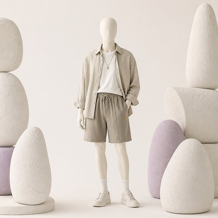 베이직 핀턱 팬츠